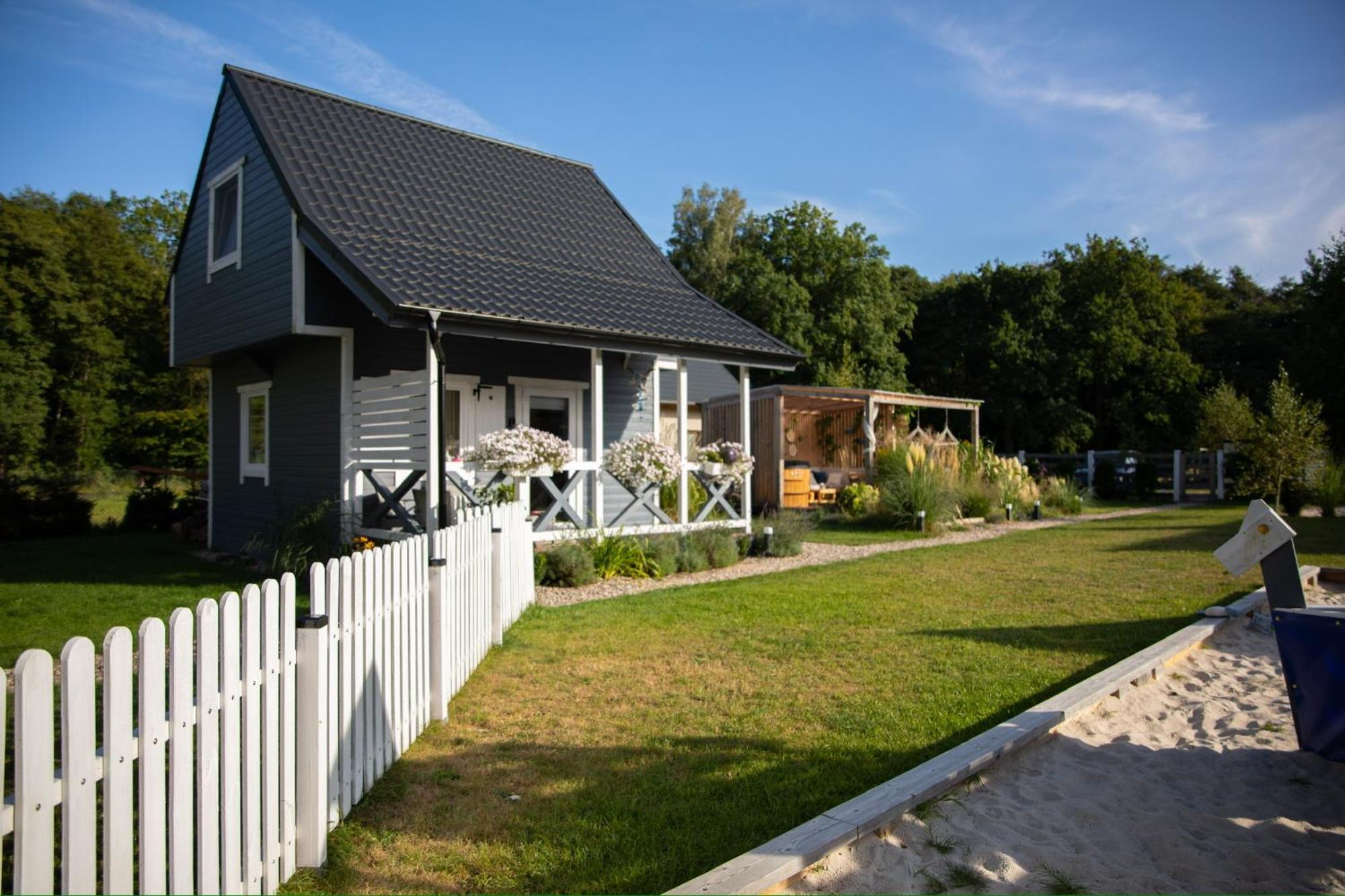 Morski Klimat Sasino Domki Z Balia I Kominkiem Exterior photo